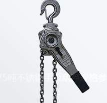 不銹鋼手扳葫蘆用于無(wú)塵車(chē)間設(shè)備安裝